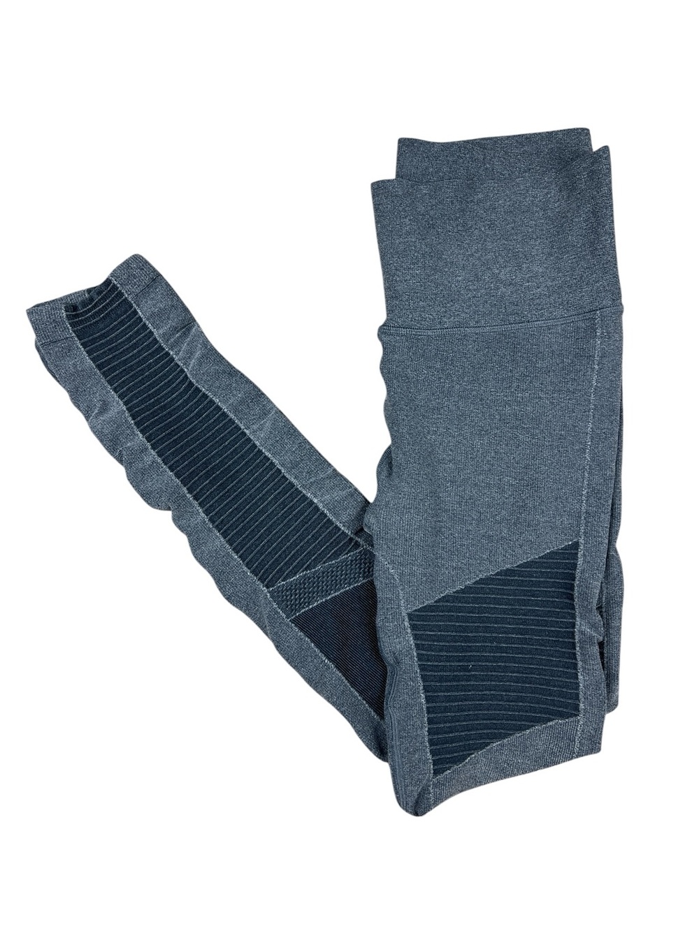 Alo Yoga Leggings Womens Small Gray Moto Mesh Panel High Waist Compression